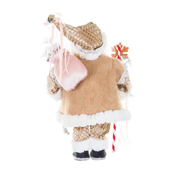 Starlight Collection Cream Gingerbread Santa Tabletop Decoration