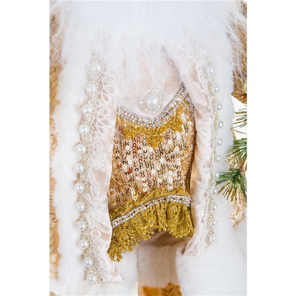 Starlight Collection Gold Santa Tabletop Decoration