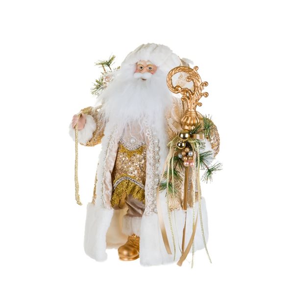 Starlight Collection Gold Santa Tabletop Decoration