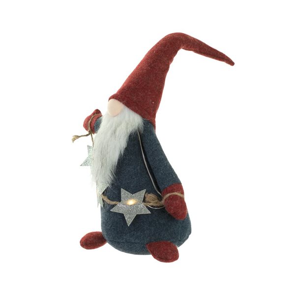 Starlight Collection Blue Waving LED Gnome