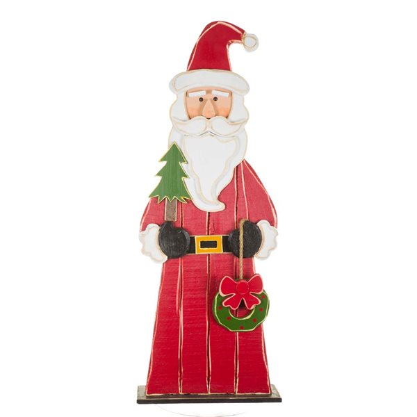 Starlight Collection Red Santa Freestanding Decoration