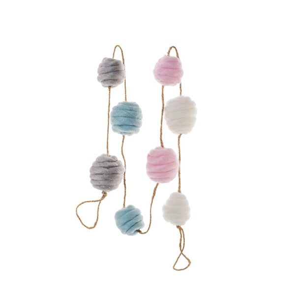 Starlight Collection 2-Pack Hanging Rainbow Ball Bunting Ornament