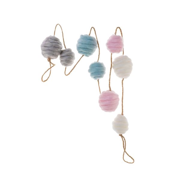 Starlight Collection 2-Pack Hanging Rainbow Ball Bunting Ornament