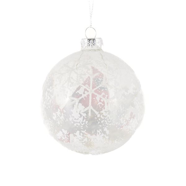 Starlight Collection 2-Pack Clear Ball Ornament