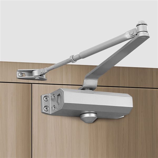 Tough Guard Heavy Duty Aluminum Door Closer 88 to 143-lb