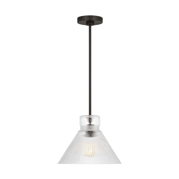 Generation Lighting Liouet Black Medium Pendant Light