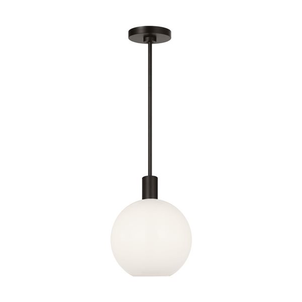 Generation Lighting Colewood Black Small Pendant Light