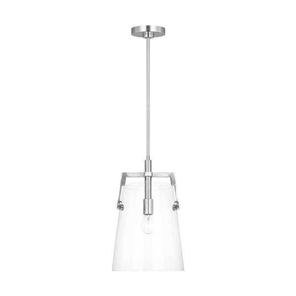 Generation Lighting Crofton Nickel Medium Pendant Light