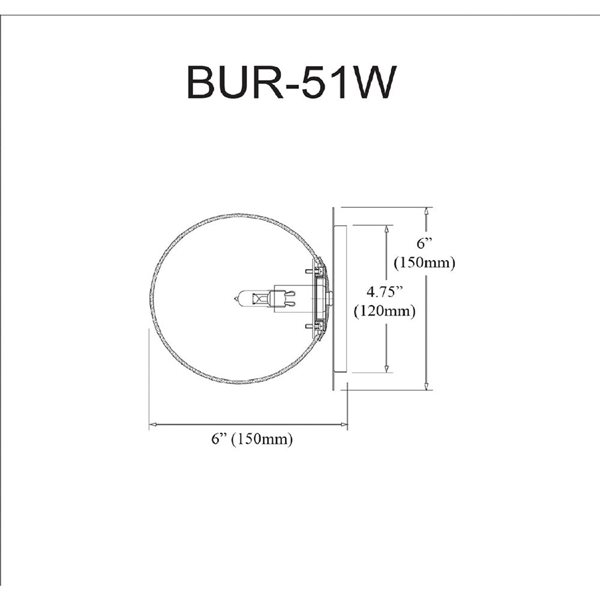 Dainolite Burlat 6-in dia White Contemporary Wall Sconce w/ Alabaster Opal Glass