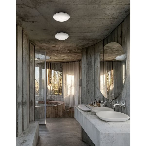 Dainolite Wenona 7.5-in dia Matte Black Metal Modern Integrated LED Wall Sconce