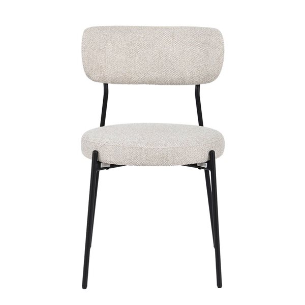 LH Home Kai Set of 2 Bone White Open Back Dining Chair