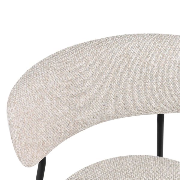 LH Home Kai Set of 2 Bone White Open Back Dining Chair