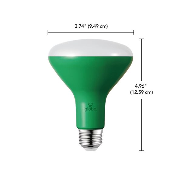 Globe Electric BR30 65W Equivalent LED Grow Light Bulb Full Spectrum for  Hydroponic Indoor Plant Growth 37752 | RONA