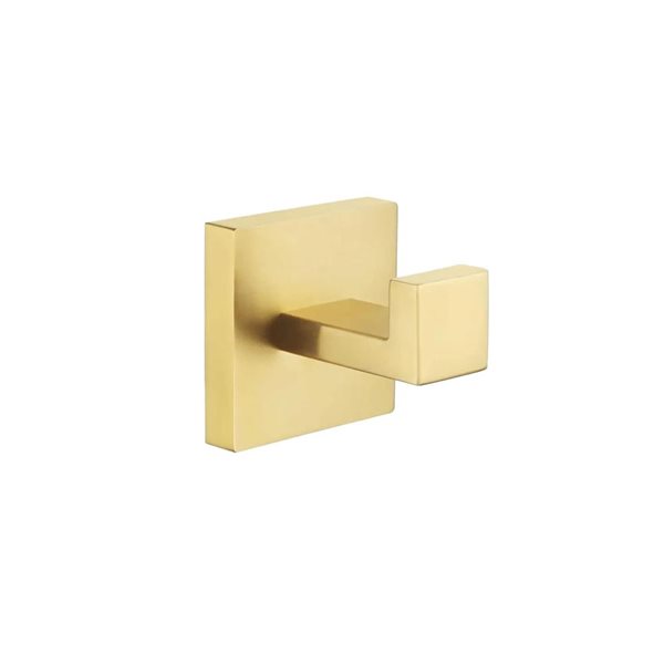 Agua Canada Danika Square Hook - Brushed Brass
