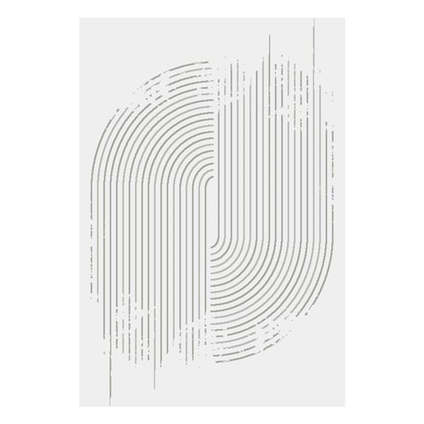 Erbanica Elio 9 x 12-ft Distressed Beige/Ivory Polypropylene Abstract Pattern Indoor Area Rug