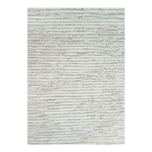 Erbanica Elio 3 x 5-ft Distressed Grey/Ivory Polypropylene Striped Pattern Indoor Area Rug