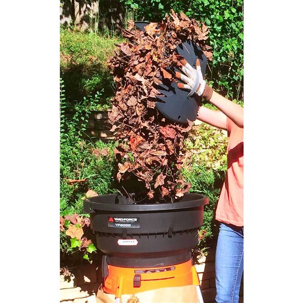 YARDFORCE 13-Amp 12-in Electric Leaf Shredder