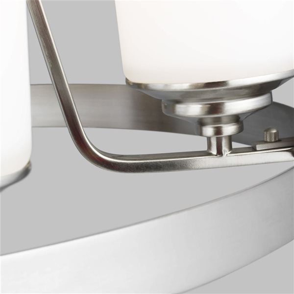 Generation Lighting Kemal Circular Five Light Chandelier - Brushed Nickel