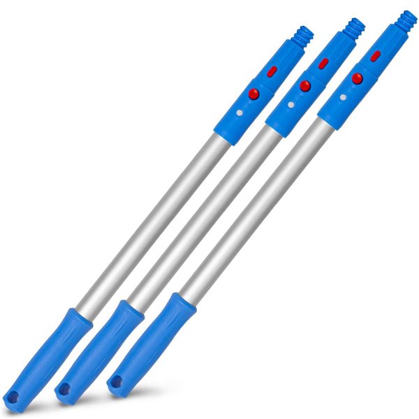 Gritt Commercial 20-in Aluminum Pole for Cleaning Tools - 3/Pk
