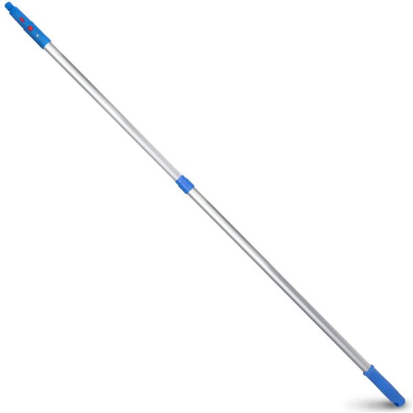 Gritt Commercial 6-ft Telescopic Aluminum Pole for Cleaning Tools - 3.5 to 6-ft Length