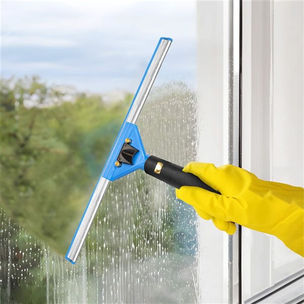 Gritt Commercial 18-in Swivel Window Squeegee w/ Quick Release - 2/Pk