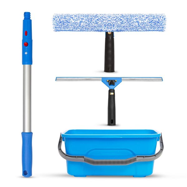 Trousse professionnelle de lavage de vitres Gritt Commercial avec ...
