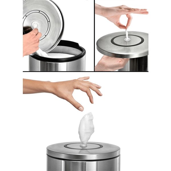 Gritt Commercial Stainless Steel Tabletop Wipes Dispenser