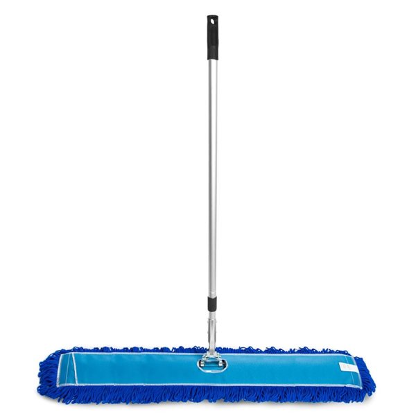 Gritt Commercial All-In-One 48-in Microfibre Dust Mop Set w/ 72-in Telescopic Handle