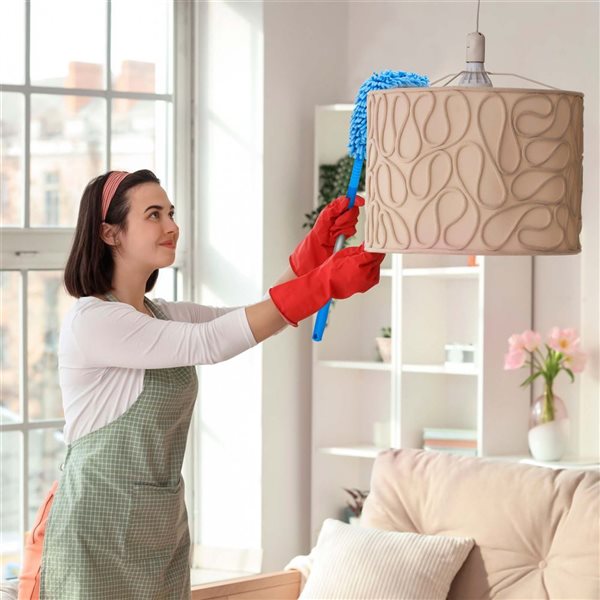 Gritt Commercial 22-in Flexible Microfibre Chenille Wand Duster - 3/Pk