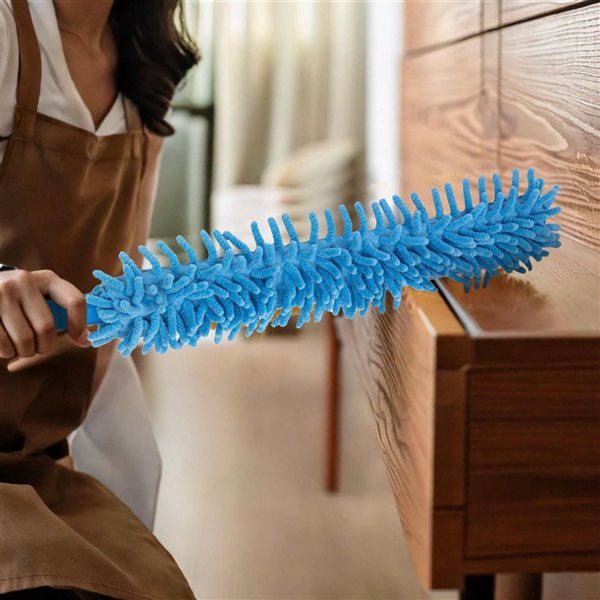 Gritt Commercial 22-in Flexible Microfibre Chenille Wand Duster - 3/Pk