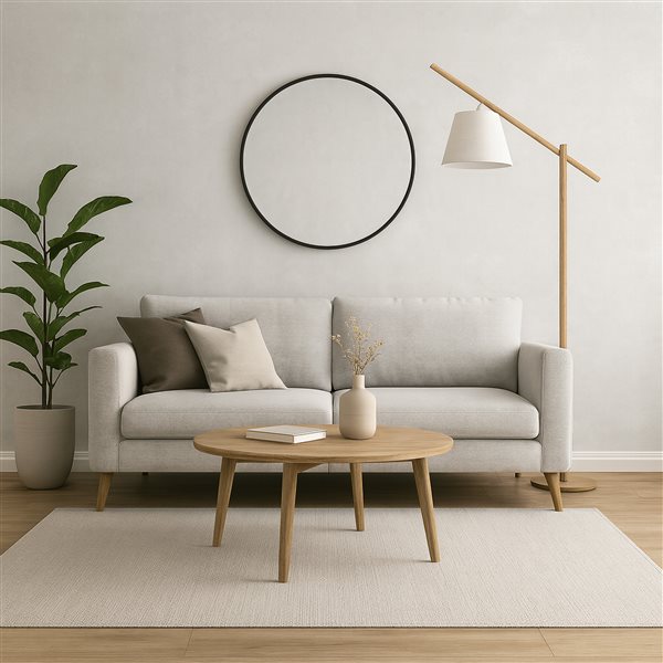 Dundee Deco 2x4-ft Faux Concrete Matte Wall Panels 4/Pk - Tan