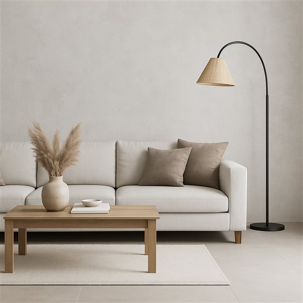 Dundee Deco 2x4-ft Faux Concrete Matte Wall Panels 4/Pk - Tan