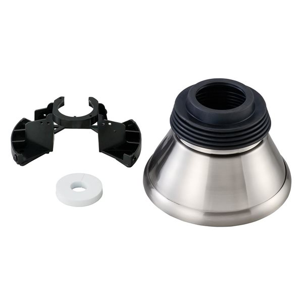 Generation Lighting Minimalist Slope Ceiling Canopy Kit in Brushed Steel