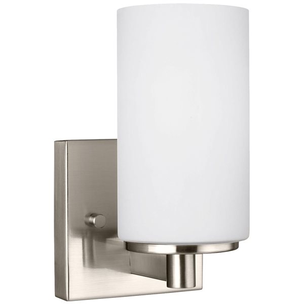 Generation Lighting Hettinger 1-Light Wall / Bathroom Sconce - Brushed Nickel