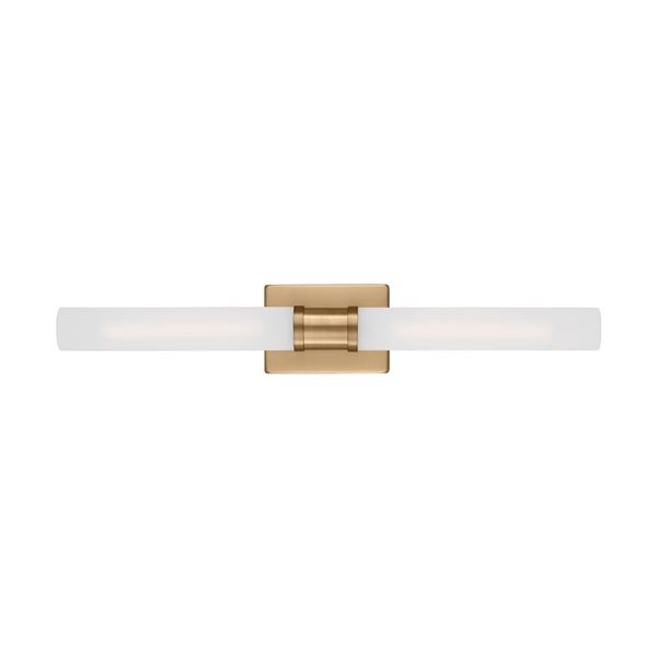 Generation Lighting Keaton Large 2-Light Bathroom Vanity Light - Satin Brass