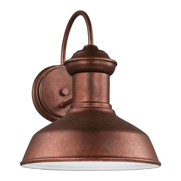 Generation Lighting Fredricksburg Small 1-Light Outdoor Wall Sconce - Weathered Copper
