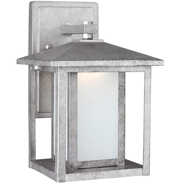 Generation Lighting Hunnington 1-Light Outdoor Wall Sconce - Weathered Pewter