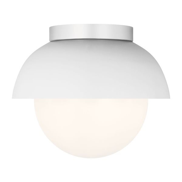 Generation Lighting Hyde 1-Light Flush Mount Ceiling Light - White