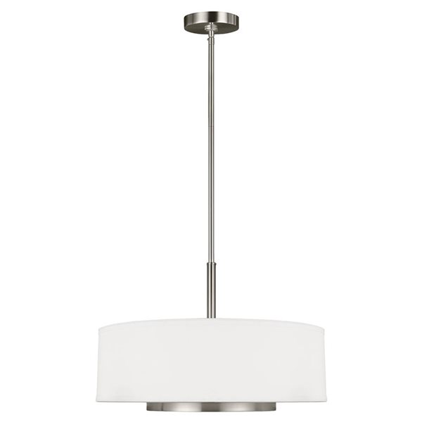 Generation Lighting Nance 3-Light Pendant - Nickel