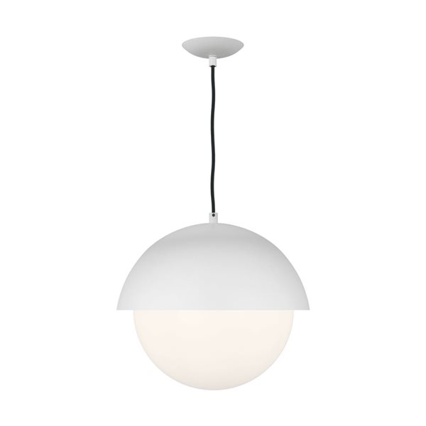 Generation Lighting Hyde Large Pendant - White