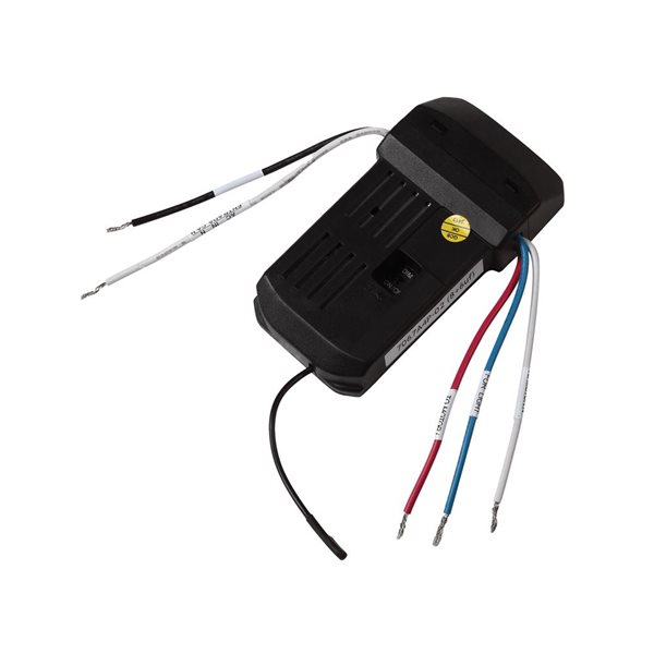 Generation Lighting 4-speed Universal Receiver for Pull-Chain Ceiling Fan - Black