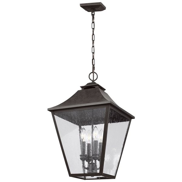 Generation Lighting Galena Brown Small Pendant Light
