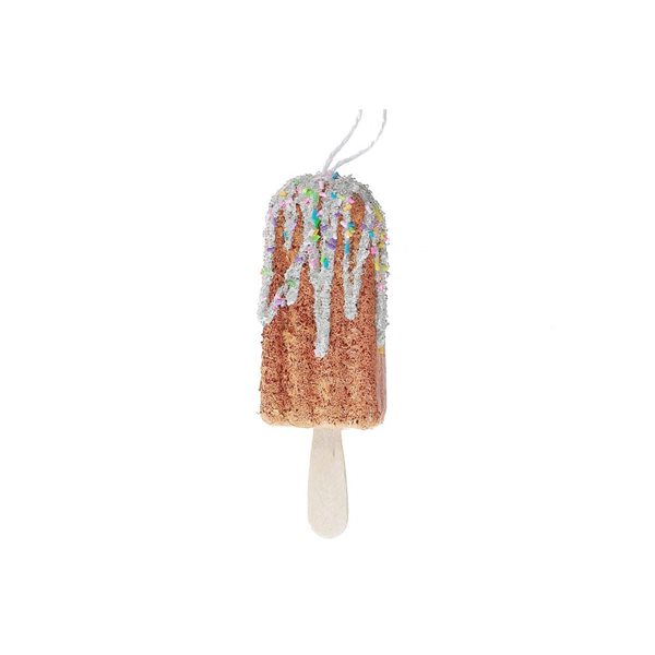 iH casadécor Gingerbread Popsicle Multicolour Plastic Hanging Ornaments - 12/Pack