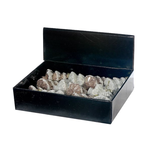 iH casadécor Glitter Tree Champagne Plastic Hanging Ornaments - 12/Pack