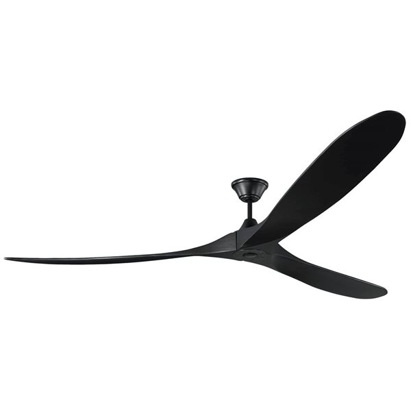 Generation Lighting Maverick 88-in 3-Blade 6-Speed Ceiling Fan - Matte Black