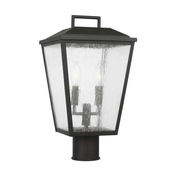 Generation Lighting 16.75-in H Aluminum Kennewick Medium Post Light Head - Textured Black