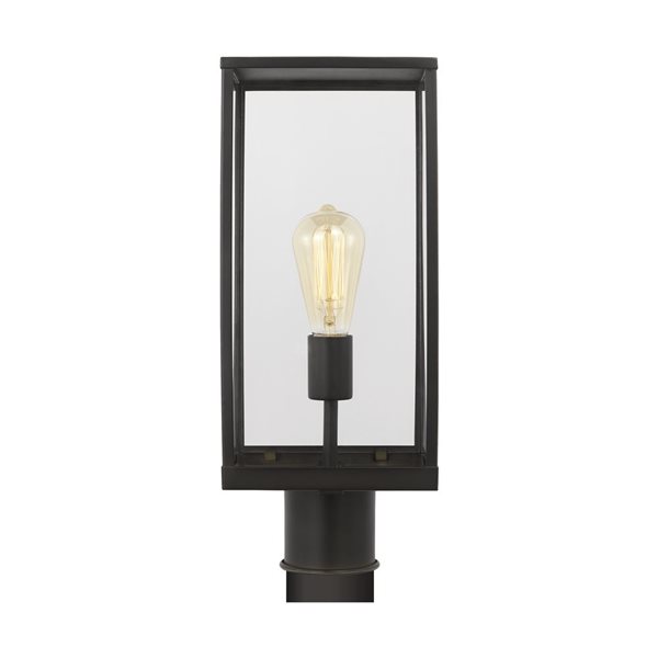 Generation Lighting Howell 17-in Bronze Medium Post Lantern