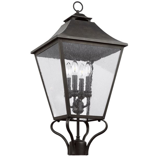 Generation Lighting Galena 29-in Brown Large Post Lantern