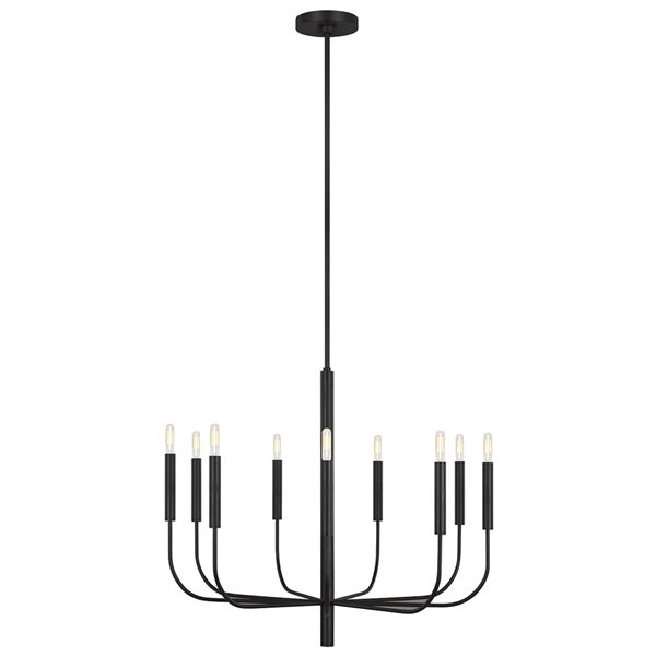 Generation Lighting Brianna 9-Light Gray Medium Chandelier