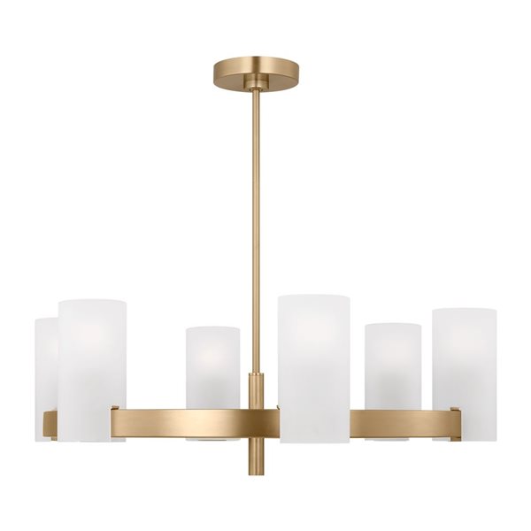 Generation Lighting Rhode 6-Light Brass Large Chandelier